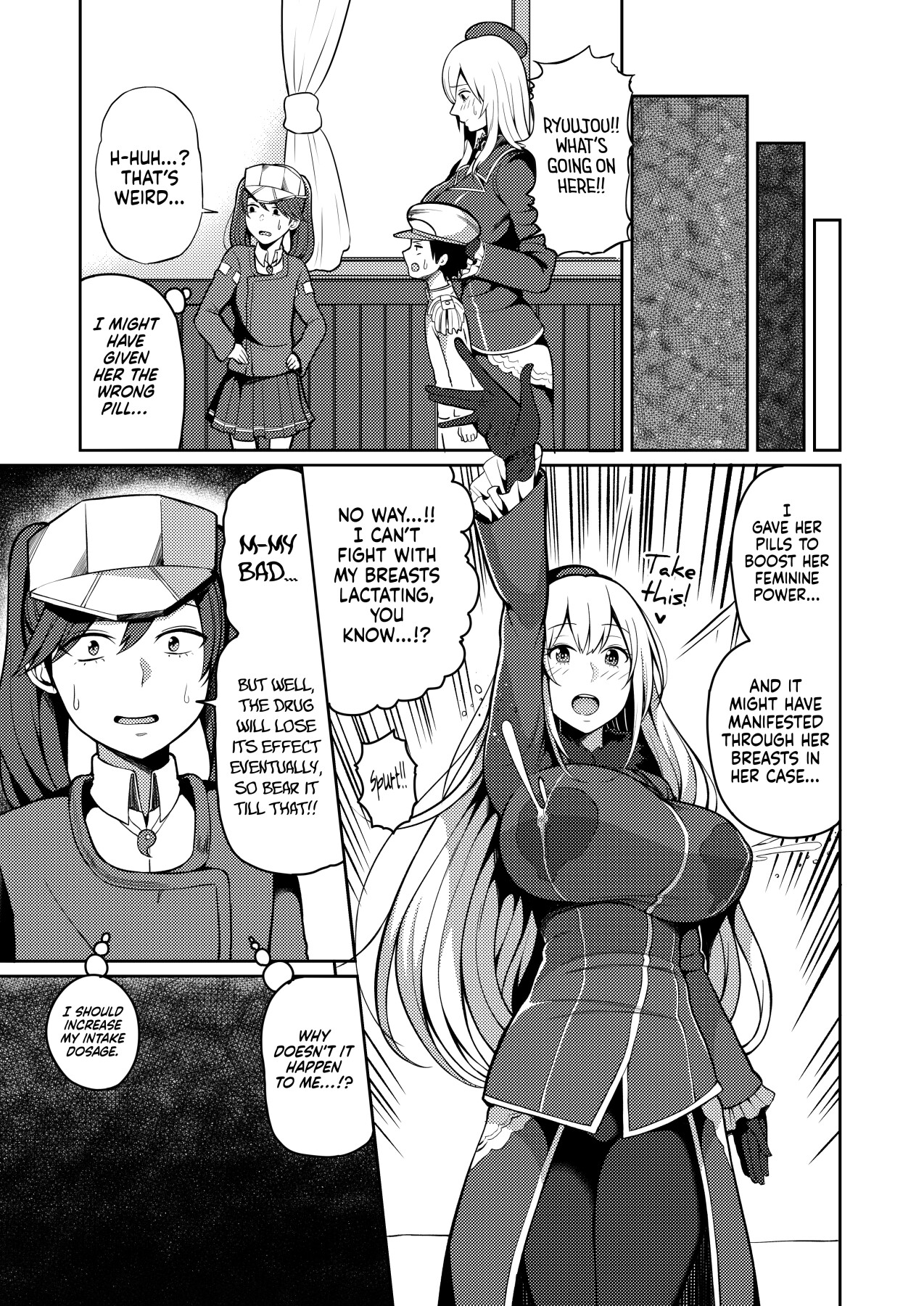 Hentai Manga Comic-My Breastmilk Won't Stop...-Read-4